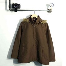 유니클로 브라운 점퍼 여자 0055