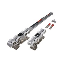 목문용 EMD 110 댐퍼로라세트(100kg이하용) 미닫이문부속 슬라이딩문부속 하부가이드 슬라이딩레일 행거레일 슬라이딩도어레일 댐핑레일 천정설치 벽면설치 포켓도어 양댐퍼, 1개