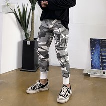 남자 포켓 카모 카고 밴딩 조커 조거팬츠 헬스복 운동복 / 3 color