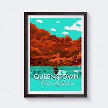 인테리어 diy장식 Taiwan Caribbean Enos Aires Krakow Poland Queenstown New Zend Barbados Dubai, 07 7_10 60X90CM No Frame