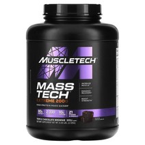 MuscleTech 웨잇트 근육 건강 관리 매스 테크 익스트림 프로틴 Mass Tech Extreme 초콜릿 맛 2.72kg 1팩