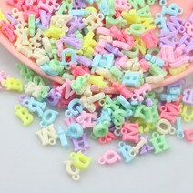 알파벳 파스텔 영어비즈 대용량 500g 플라스틱 공예 구슬 레진아트 팔찌만들기, 본상품선택