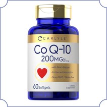 칼라일 CoQ10 코큐텐 200mg 60소프트젤 코엔자임 큐텐, 1개, 60정