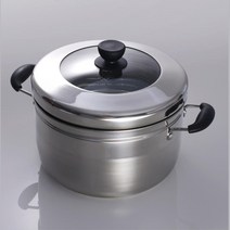 3중바닥구조 열효율이 높은 스텐 찜기 22 생선찜솥 미니찜기 찜기냄비 찜기물솥 조개찜기 디자인이이쁜 솥, 상세페이지참조