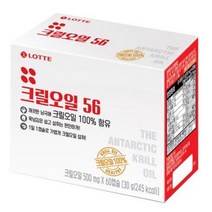 롯데헬스원 크릴오일56, 60캡슐, 22개, 60정