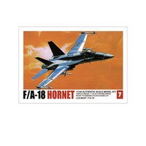 1144 전투기 조립 모델 F14 TOMCAT F15 이글 F/A18 호넷 군용 항공기 그림 미니어처 장난감, [07] FA-18