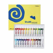 샤미 수채화물감 24색 10ml 신한, 없음
