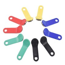 액세스제어 10 Pcs 세트 DS1990A F5 읽기 전용 I 버튼 비자 성 TM 카드 전자 키, [01] Multi