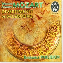 [CD] Ensemble Philidor 모차르트: 관악을 위한 디베르티멘토 (Mozart: Divertimenti de Salzbourg K.213 K.240 K.252)