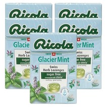 리콜라 스위스 캔디 글라시어 민트맛, 40g, 5개입