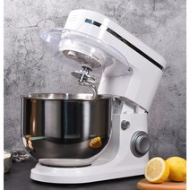 220V 플러그 가정용 업소용 반죽기 6.5L 1500W 휘핑기 거품기 제빵 밀가루 빵반죽기, 6.5L-1500W