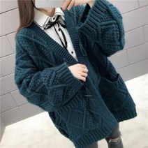 가디건 자켓 여성 코튼 JACKET 코디 재킷 빅사이즈 원피스위에입는 검정 5xl 120 니트 쟈켓 잠바