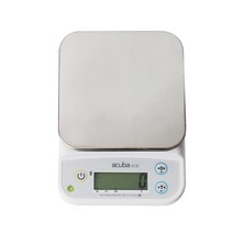 아쿠바 전자 저울 WZ-18D 5KG 스테인리스 수평계 C타입 충전, 단품, 화이트