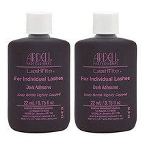 Ardell LashTite Lash Adhesive Dark for Individual Lashes 0.75 oz x 2 pack, 1