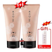 [1+1] 뽀오얀 미소 발효 클렌징 폼 150ml+로즈워터 토너 25ml, 150g, 2개, 150ml