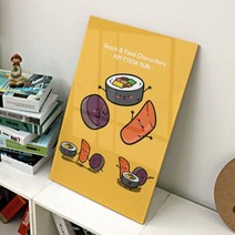 [천삼백케이] [꾸밈] pk835-아크릴액자분식캐릭터(세로대형)