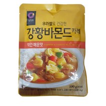 대상 청정원 우리쌀 강황바몬드 카레 약간 매운맛, 1개, 100g