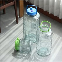 담금주 통 매실병 효소 병 유리술 포도주병 3L 5L 8L