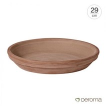 [Made in Italy] 데로마 테라코타 토분 화분받침대 소토바소 라, 29cm/white