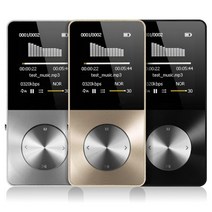 2021 알루미늄 합금 16GB MP3 플레이어 내장 스피커 HIFI 워크맨 mp 4 비디오 무손실 음악, 03 Rose gold_03 16GB