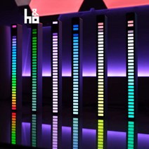 차량용 소리반응 이퀄라이저 LED 바 1 1, 타워리프 1세트