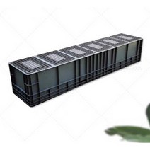 대형 컨테이너 박스 운반상자 플라스틱 콘테이너 콘티 상자 바스켓 180cm, 03 외경 160x40x34cm 회색