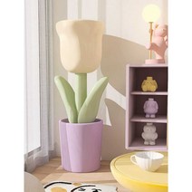 튤립 사이드 테이블 협탁 바닥 장식 모던, (인기모델) 85cm  -밀크화이트