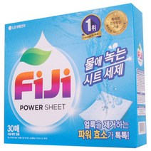 (주)엘지생활건강 피지파워시트세제 프레쉬 30매, 1개