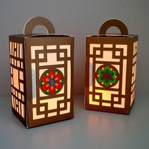 은은한 전통문양 등불(5인용)만들기 미술키트