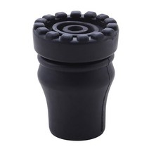 의자 목발 노인 네발 사발 명아주 지팡이 나무 걷기보조기구 16-22mm 미끄럼 방지 워킹 스틱 바닥 패드 커버 프로텍터 등산 하이킹 트레킹 폴 팁, 노란색