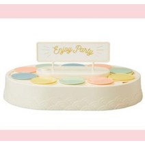 회접초밥기계 기차 빙글 트레이 미니 가정용 대형 회전식 업소용 일본식 회전 초밥 기계 자동 회전 디저트 기계 케이크 초밥 생일 파티 파티 디스플레이 스탠드, 흰색(로터리 디저트 기계)