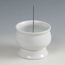 백자 무지 도자기 향로(소소) 향꽂이 향홀더 향받침대, ◐본상품선택◑