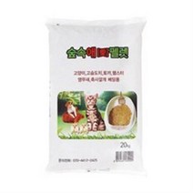화분월드 숲속애 미송 펠렛 고양이 모래, 20kg, 5개