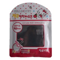 헬로키티 멸균 방한용 마스크 청소년용 블랙, 2개