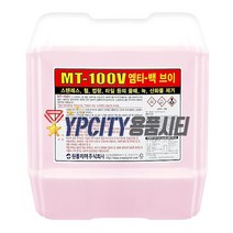 MT100V 18.75L 타일 물때 스테인레스 녹물 스텐 철 법랑 녹 산화물 얼룩 자국 제거제 세제 세척제, 1개