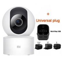 xiaomi mi smart camera se 360 ​​ptz 1080p hd baby 감시 wifi webcam 적외선 night vision ai humanoid 감지 홈 보, 범용 플러그 포함