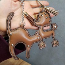 로스킨 동물캐릭터 반제품(소가죽) 강아지 곰 사슴 고양이 토끼 가죽공예 DIY 패키지, 민자빨강토끼