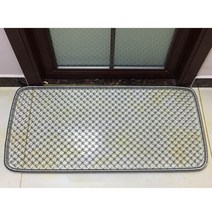 아연 철망 현관매트 신발 흙먼지 제거 털개 40x70, 굵은스프링