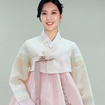 민한복 멜로디 여성 계량 철릭 원피스 여자 개량 퓨전 허리 치마 드레스 생활한복