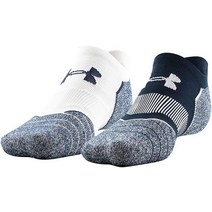 Under Armour 유니 성인용 골프 노쇼 탭 양말 2쌍