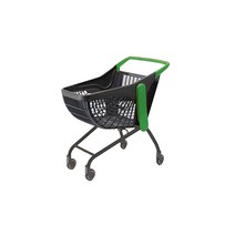 친환경 무소음 대형마트 마트용 100L 플라스틱 쇼핑카트, GREEN