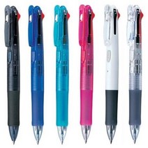 볼펜 제브라 클립온 4C 4색, 단품