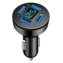 자동차 배터리 충전기 산업용 디지털 displayfast 충전 스마트폰 충전 헤드 한 드래그 네 qc3.0 입력 12-24v 출력 4 usb 5v-15a, a