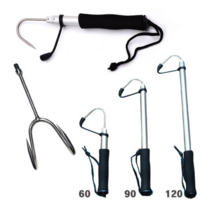 [아프리카피싱] 가프 해루질 장비 문어 갈고리 집게 뜰채, 가프 해루질 120cm