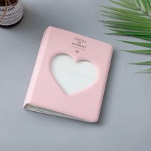 fujifilm instax 인스턴트 미니 11 9 8 7s 미니 필름 3 인치 인화지용 64 pockets book 앨범, 분홍