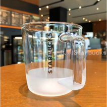 1+1 스타벅스 클래식 내열유리 머그컵 355ml, 2개, 투명