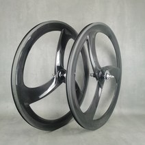 로드자전거휠 700C 트라이 스포크 카본 휠 56mm 클린 처 고정 기어 3 시간/트랙/도로 레이싱 자전거 휠셋을, 1개