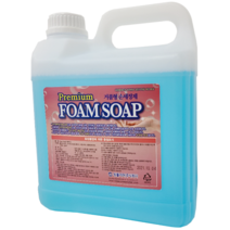 폼솝 4L 거품형 거품 물 비누 손세정제 원폴리머 FOAM SOAP 핸드워시 리필 대용량 청색