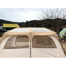 캠프밸리 오패캐 420 텐트형세트 바닥일체형 리빙쉘텐트 거실형텐트 투룸텐트 오토텐트 자동텐트 미즈캠, 오패캐420 텐트형(루프플라이포함) 탄색, 4-5