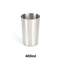 머그 이중 아이스 일자 업소용 무광 까페 네로 물 쥬스 스텐컵중-400ml, 본상품선택, 본상품선택, 1개